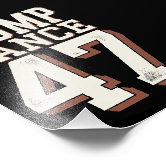 Trump Vance President  Trump wint Foto Afdruk (Hoek)