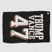 Trump Vance President  Trump wint Golfhanddoek (Horizontaal)