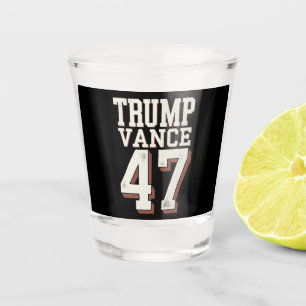 Trump Vance President  Trump wint Shot Glas
