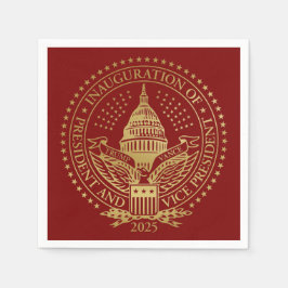 Trump Vance Presidentieel Inauguratie Logo Inaugur Servet