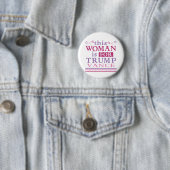 Trump Vance pro Trump deze Vrouw is voor Ronde Button 5,7 Cm (In situ)