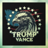 Trump Vance Raamsticker (Vel 3)