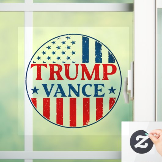 Trump Vance Raamsticker (Huis)