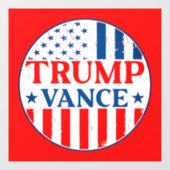 Trump Vance Raamsticker (Vel)