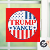 Trump Vance Raamsticker (Huis)