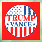 Trump Vance Raamsticker (Vel 3)