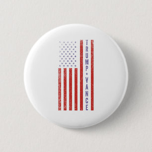 Trump Vance Republikeins Amerikaans Verkiezingsges Ronde Button 5,7 Cm