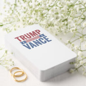 Trump Vance Republikeinse Amerikaanse Verkiezingen Pokerkaarten (Insitu (Huwelijk))