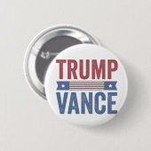 Trump Vance Republikeinse Amerikaanse Verkiezingen Ronde Button 5,7 Cm (Voorkant /achterkant)