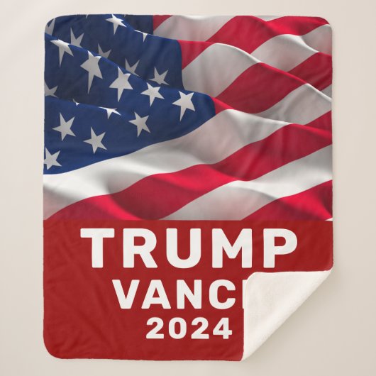 Trump Vance  Sherpa Deken (Voorkant)