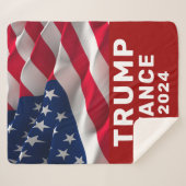 Trump Vance  Sherpa Deken (Voorkant (horizontaal))