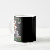 Trump Vance T-shirts Brothers Make Kerstmis Groot Koffiemok (Voorkant links)