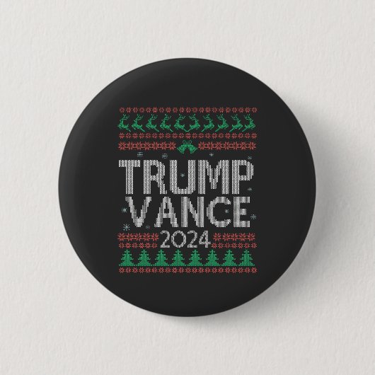 Trump Vance Take America Back Election Stemming US Ronde Button 5,7 Cm (Voorkant)