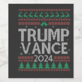 Trump Vance Take America Back Election Stemming US Wijn Etiket (Enkel label)