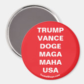 TRUMP VANCE USA MAGNEET (Voorkant / Achterkant)