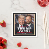 Trump Vance Victory Inauguration Day Collector's Servet (Insitu)