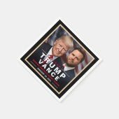 Trump Vance Victory Inauguration Day Collector's Servet (Hoek)