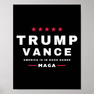 Trump Vance We Won Inauguratie Dag 47e President Poster