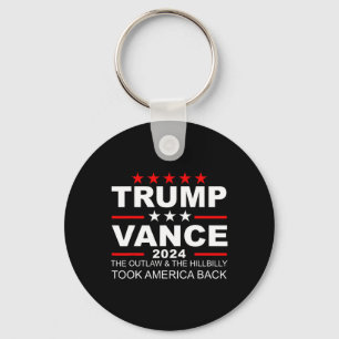 Trump Vance We Won Outlaw Hill Took Byck  Sleutelhanger