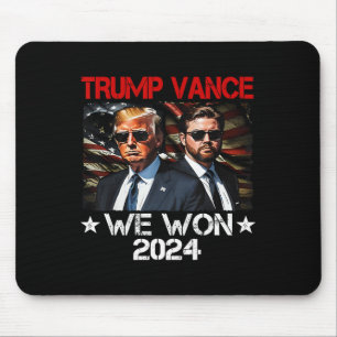 Trump Vance We Won Win Inauguratie Dag 2025 47e Muismat