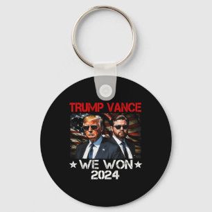 Trump Vance We Won Win Inauguratie Dag 2025 47e Sleutelhanger