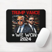 Trump Vance We Won Win Inauguration Day 2025 47th Muismat (Met muis)
