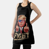 Trump vecht tegen Amerikaanse verkiezingen retro  Schort (Insitu)