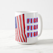 Trump vecht tegen mok koffie (Voorkant rechts)