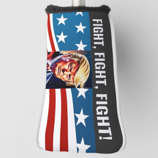 TRUMP VECHT, VECHT TEGEN GOLFGESCHENKEN GOLFHEADCOVER (Draai 90)