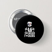 Trump Vecht Vecht Vecht Ronde Button 5,7 Cm (Voorkant /achterkant)