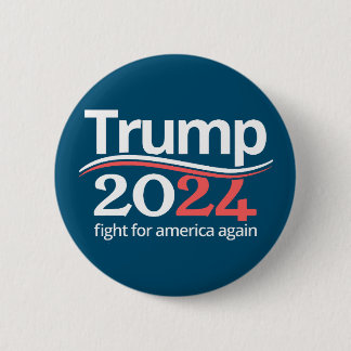 Trump vecht voor Amerika - Trump vance 2024 Ronde Button 5,7 Cm
