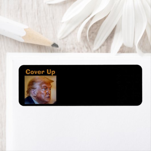 Trump/Verberg Retouradreslabel Etiket (Insitu)
