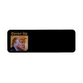 Trump/Verberg Retouradreslabel Etiket (Voorkant)