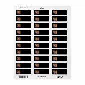 Trump/Verberg Retouradreslabel Etiket (Full Sheet)