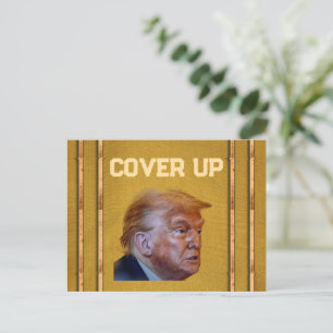 Trump Verdoezingsansichtkaart Briefkaart