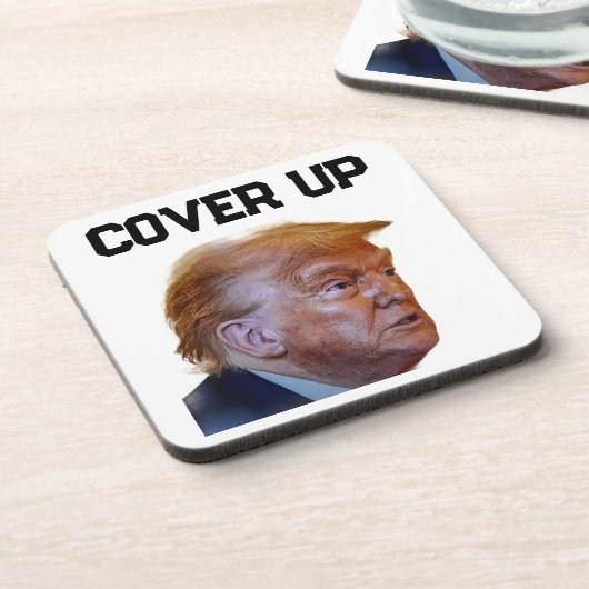 Trump Verdoezingsdrank Coaster Bier Onderzetter (Linkerzijde)
