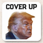 Trump Verdoezingsdrank Coaster Bier Onderzetter (Voorkant)