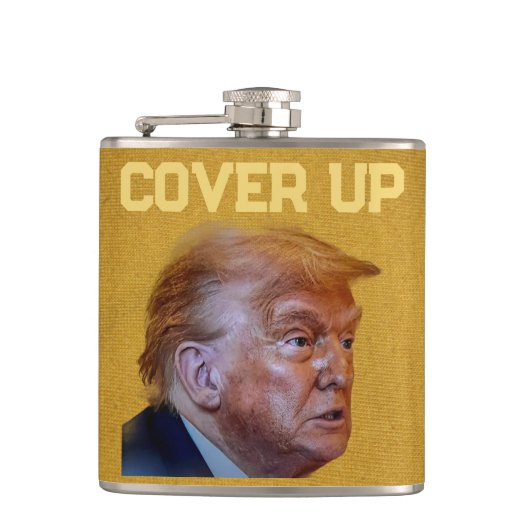 Trump Verdoezingsfles Heupfles (Voorkant)
