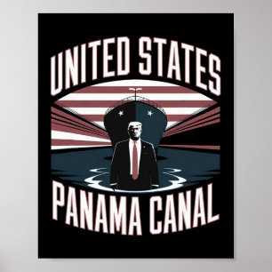 Trump Verenigde Staten Panamakanaal 2025 We Gaan H Poster