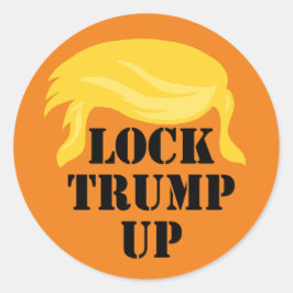 Trump vergrendelen ronde sticker