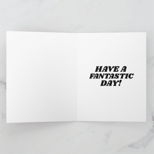 TRUMP VERJAARDAG GRAPPIG WENSKAART KAART (Binnen)