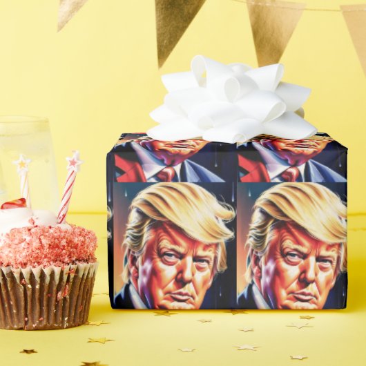 TRUMP VERJAARDAG INPAKPAPIER (Verjaardagsfeest)