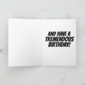 TRUMP VERJAARDAG LETS GO BRANDON KAARTEN KAART (Binnen)