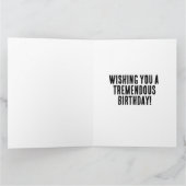 TRUMP VERJAARDAGSCADEAUKAART KAART (Binnen)