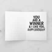 TRUMP VERJAARDAGSKAARTEN, IK HOU VAN WINNAARS KAART (Binnen)