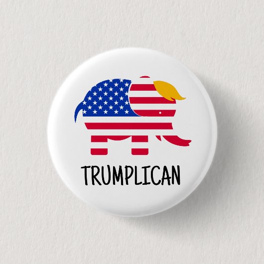 Trump Verkiezing 2024 Campagne Nieuwheid Gift Ronde Button 3,2 Cm (Voorkant)
