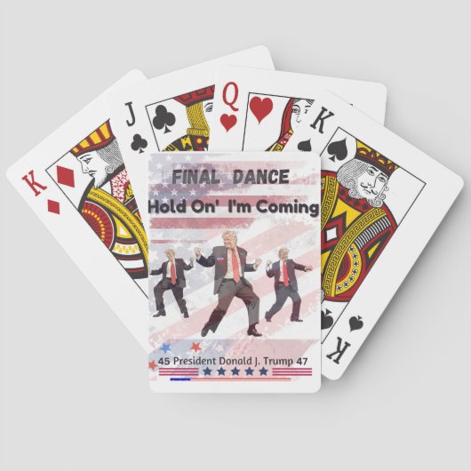 Trump Verkiezing Klassieke Speelkaarten (Achterkant)