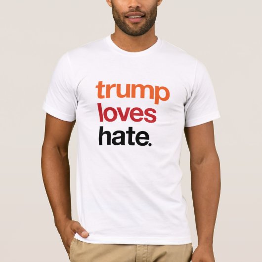 Trump verliest Hate Shirt (Voorkant)