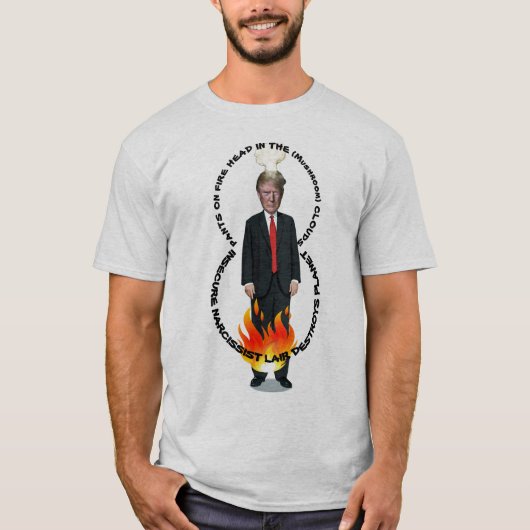 Trump vernietigt planeet t-shirt (Voorkant)