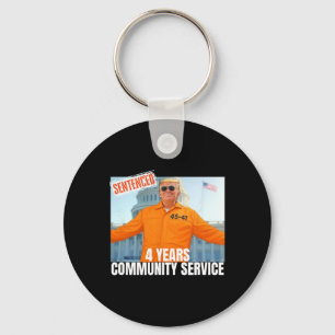 Trump veroordeelde 4 jaar taakstraf Sinaasappel S Sleutelhanger